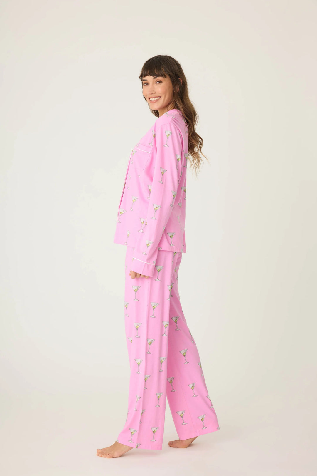 P.J. SALVAGE- WOMEN'S PLAYFUL PRINTS DRINKS PJ SET