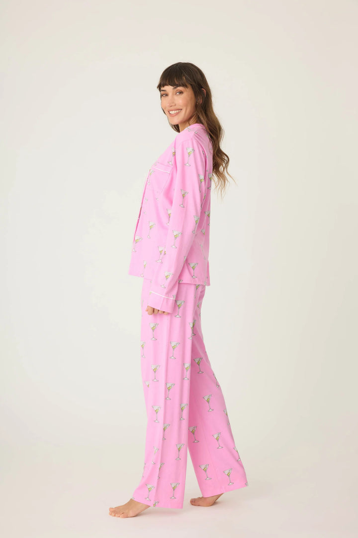 P.J. SALVAGE- WOMEN'S PLAYFUL PRINTS DRINKS PJ SET