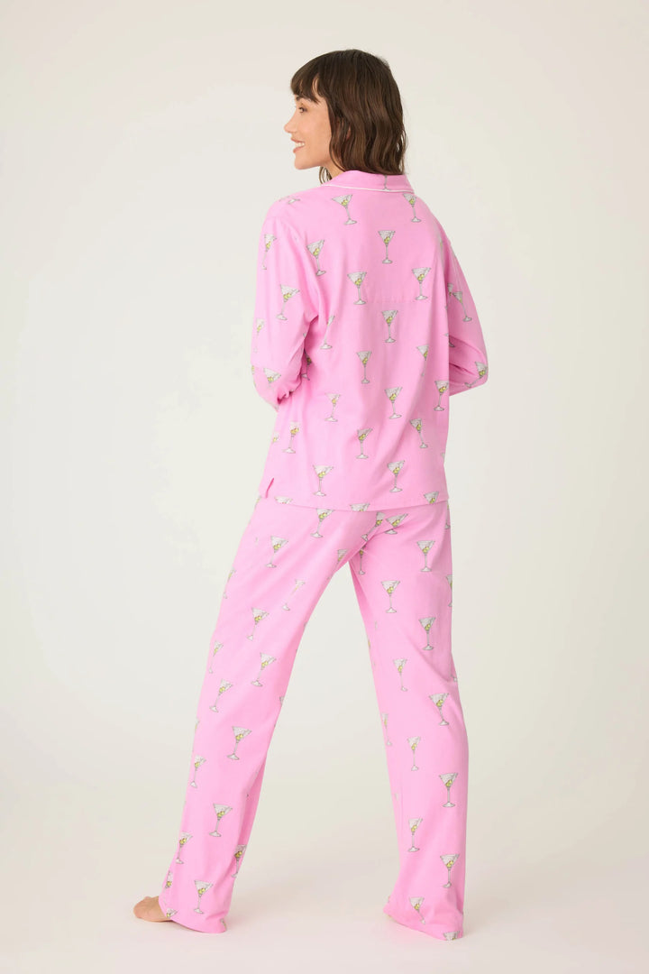 P.J. SALVAGE- WOMEN'S PLAYFUL PRINTS DRINKS PJ SET