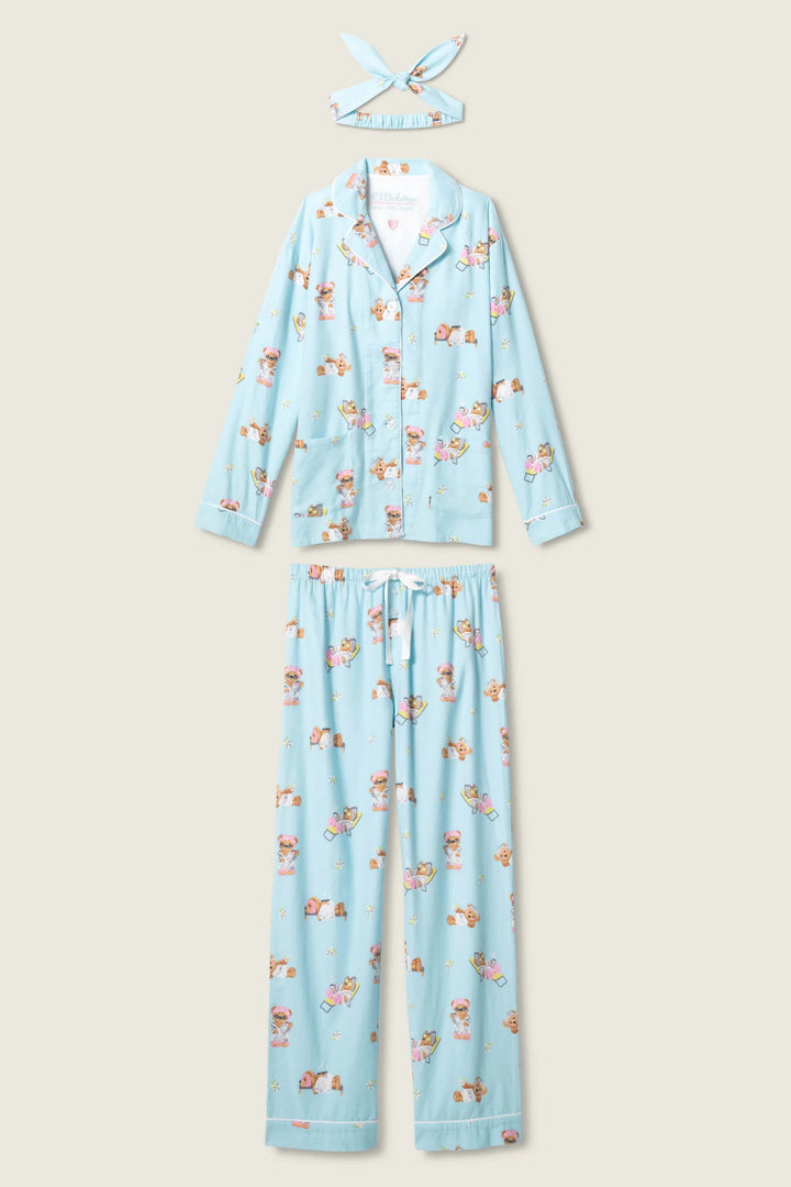 P.J. SALVAGE- WOMEN'S FLANNEL PJ SETS