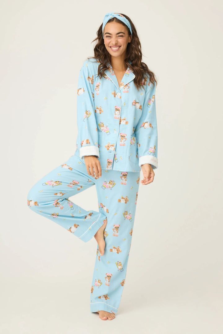 P.J. SALVAGE- WOMEN'S FLANNEL PJ SETS