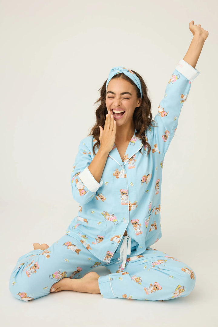 P.J. SALVAGE- WOMEN'S FLANNEL PJ SETS