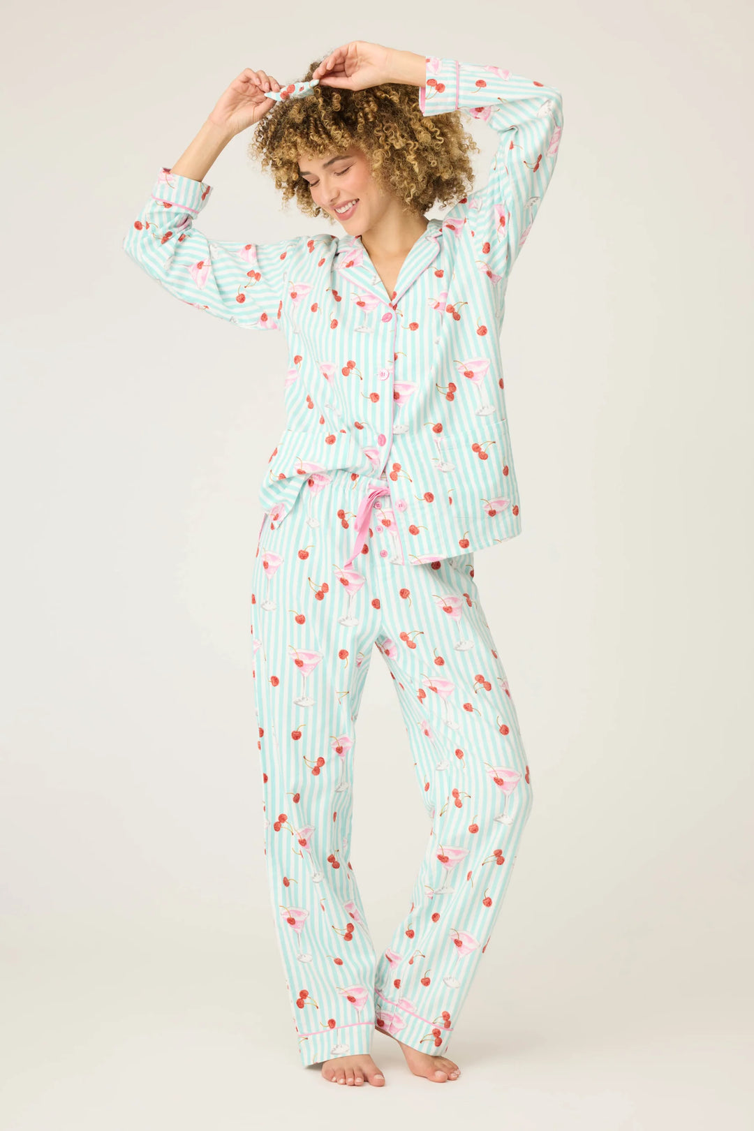 P.J. SALVAGE- WOMEN'S FLANNEL PJ SETS