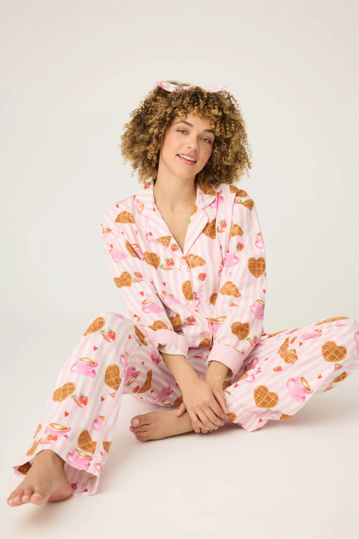 P.J. SALVAGE- WOMEN'S FLANNEL PJ SETS