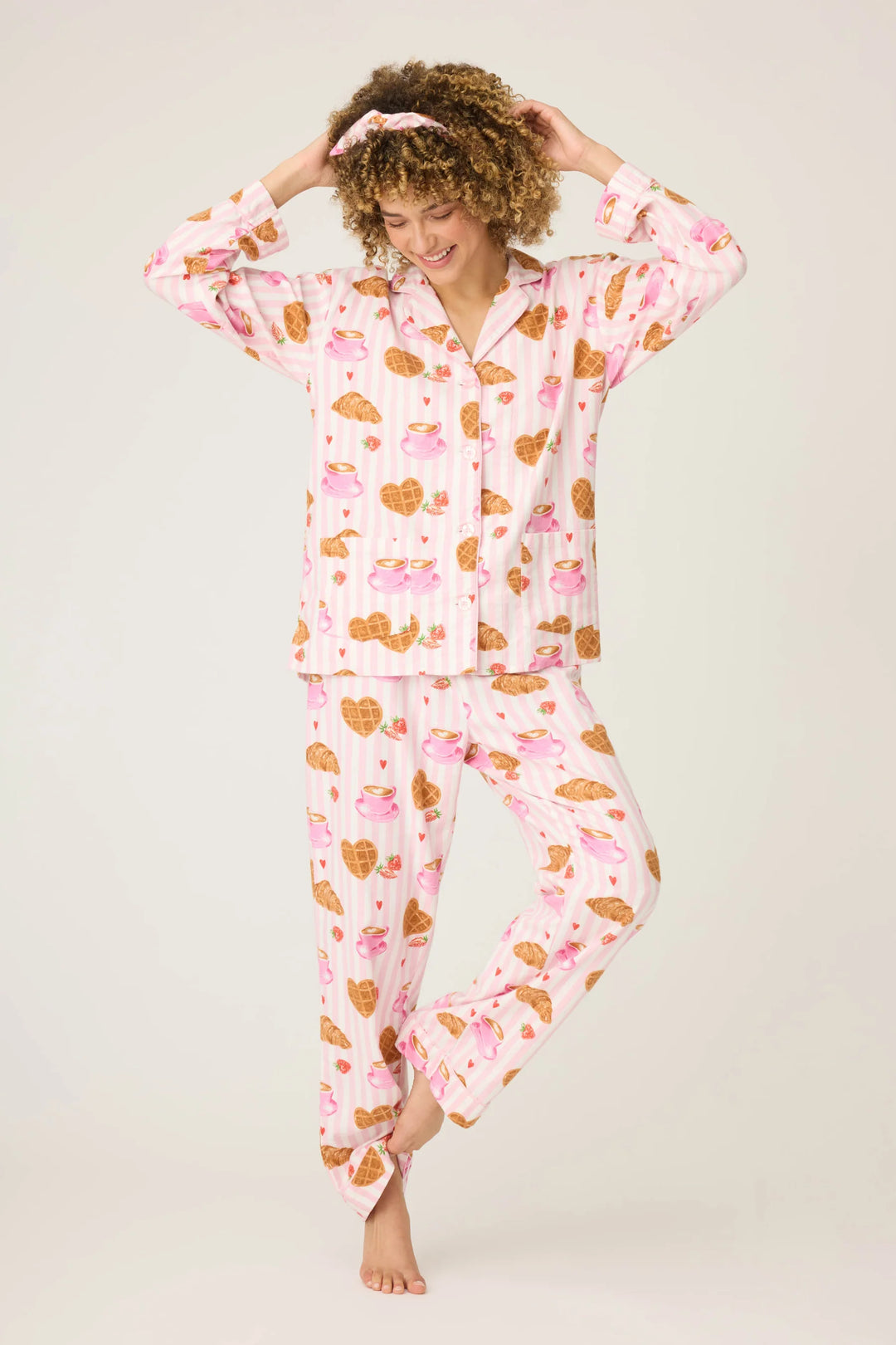 P.J. SALVAGE- WOMEN'S FLANNEL PJ SETS