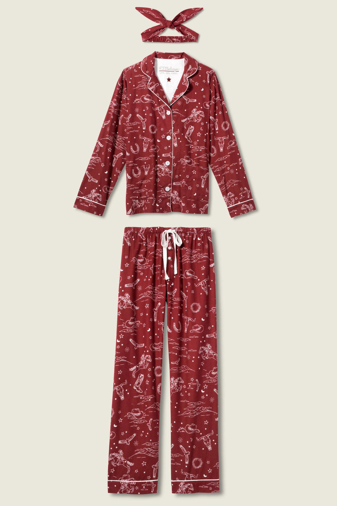 P.J. SALVAGE- WOMEN'S FLANNEL PJ SETS