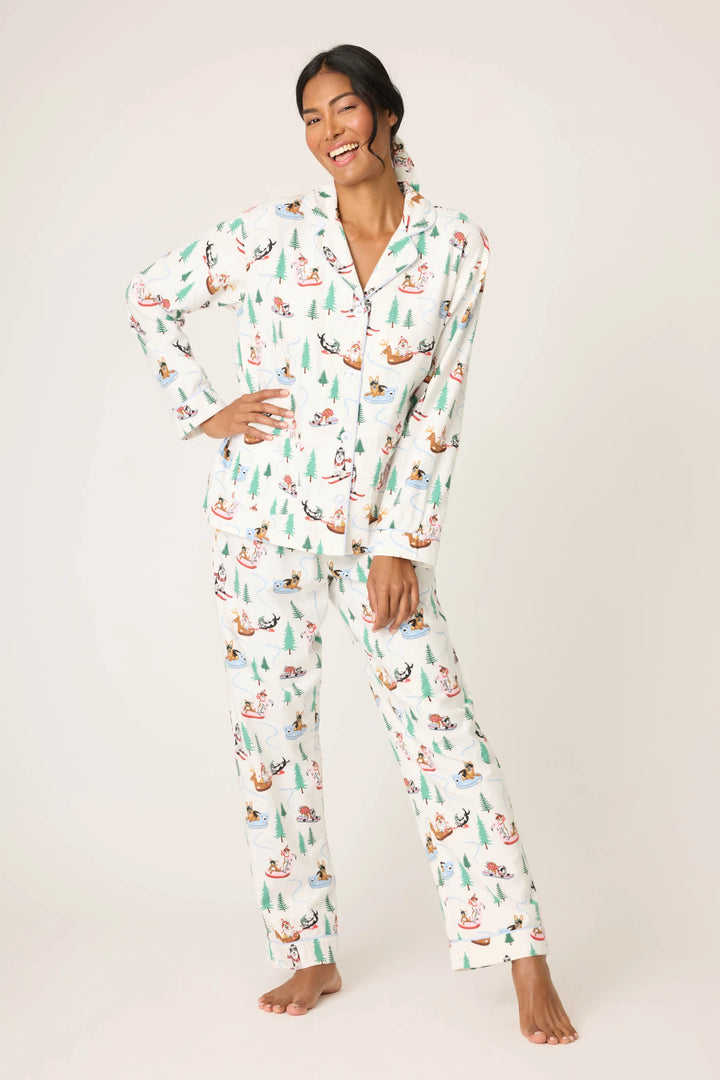 P.J. SALVAGE- WOMEN'S FLANNEL PJ SETS