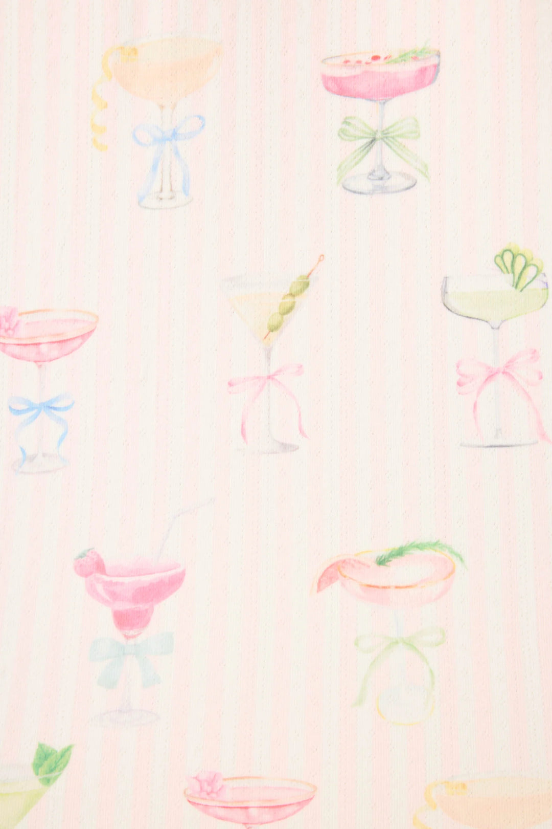 P.J. SALVAGE- WOMEN'S PRETTY PUNCH COCKTAIL PRINT LONG SLEEVE TOP