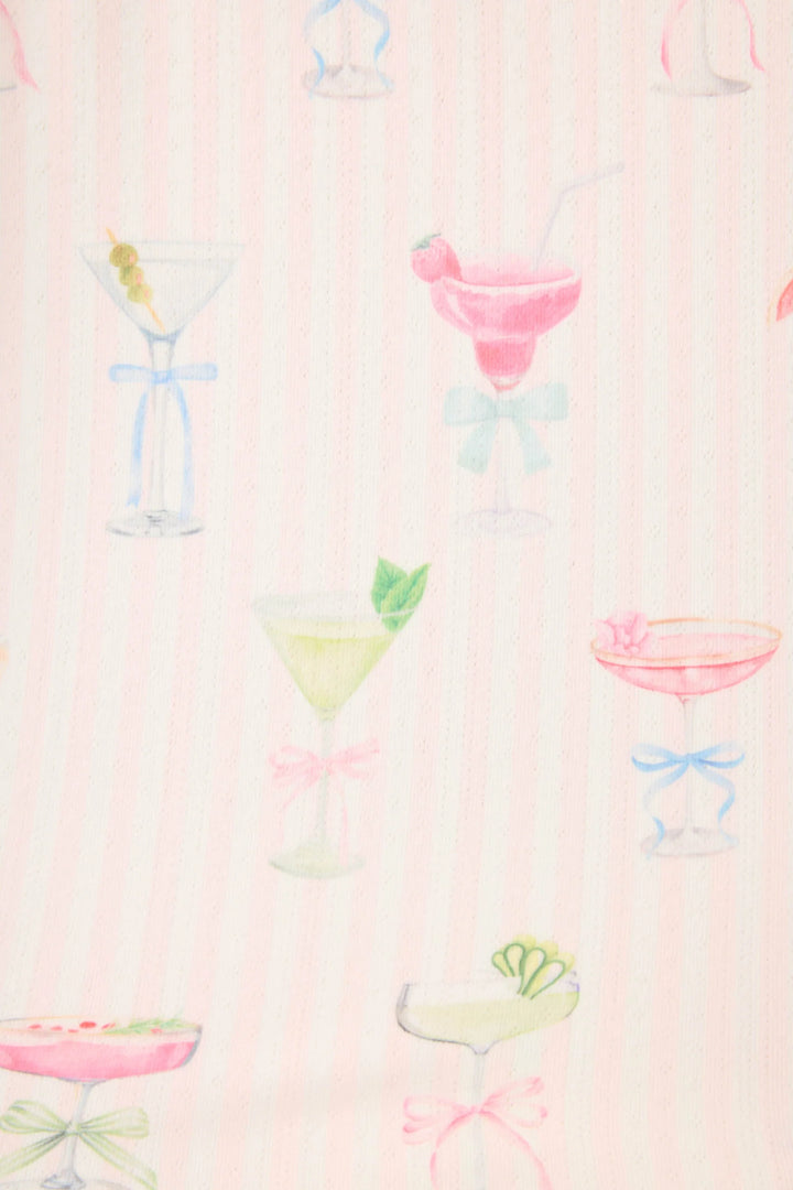 P.J. SALVAGE- WOMEN'S PRETTY PUNCH COCKTAIL PRINT 3-PIECE SHORT SET