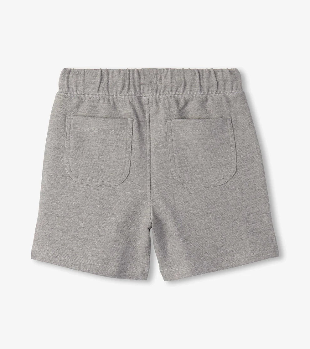HATLEY- KIDS ATHLETIC GREY RELAXED SHORT