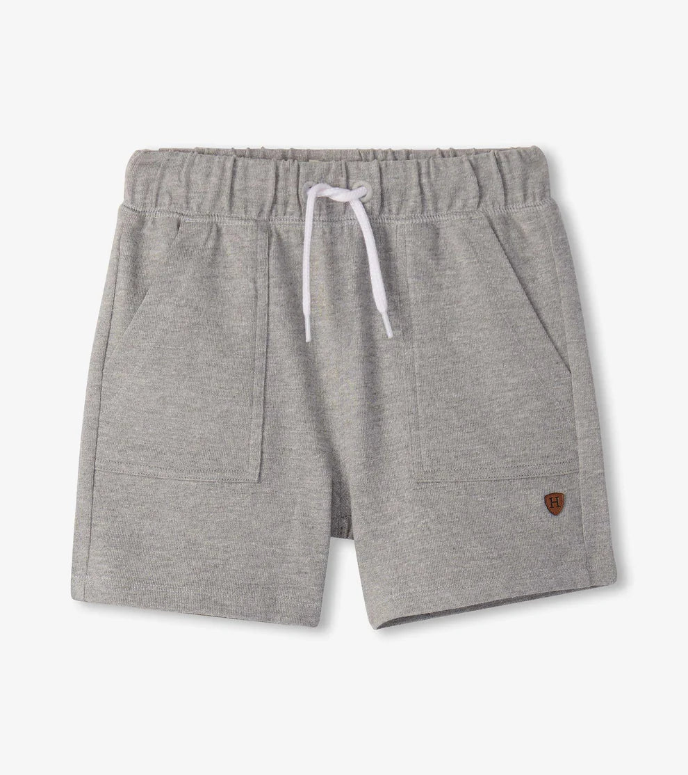 HATLEY- KIDS ATHLETIC GREY RELAXED SHORT