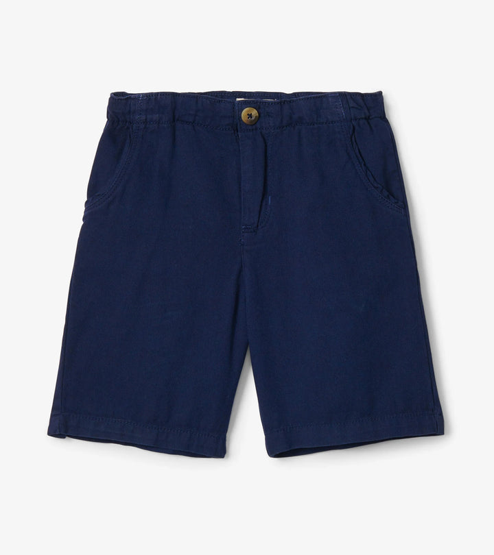 HATLEY -  KIDS NAVY TWILL SHORTS