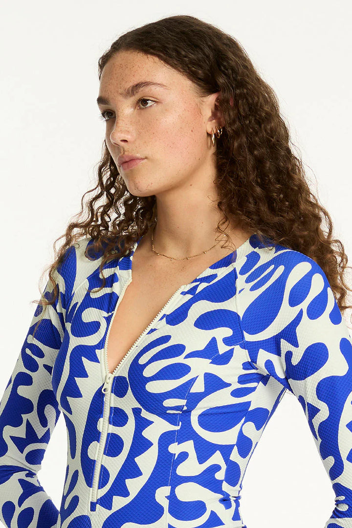 SEA LEVEL - SEASCAPE LONG SLV ONE PIECE