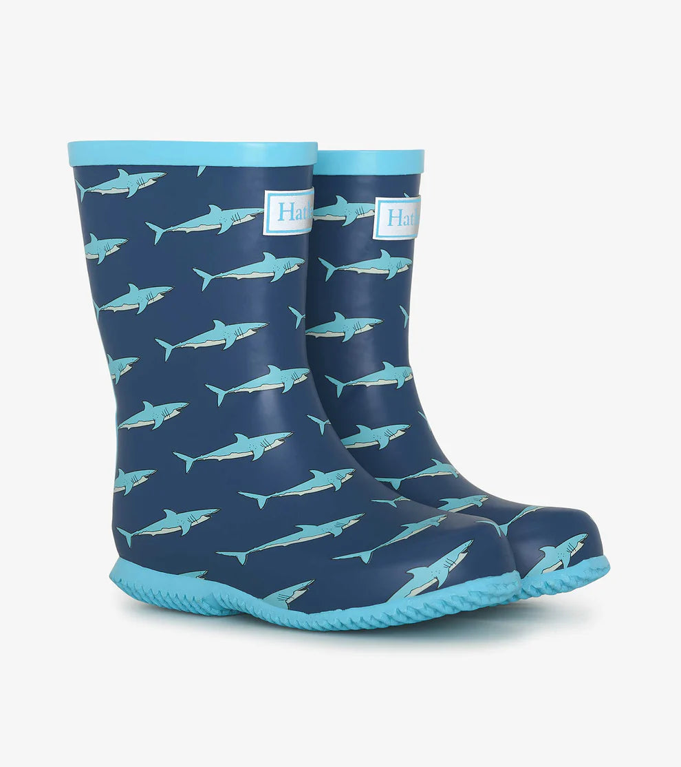 HATLEY- KIDS SHARK TANK PACKABLE RAIN BOOT