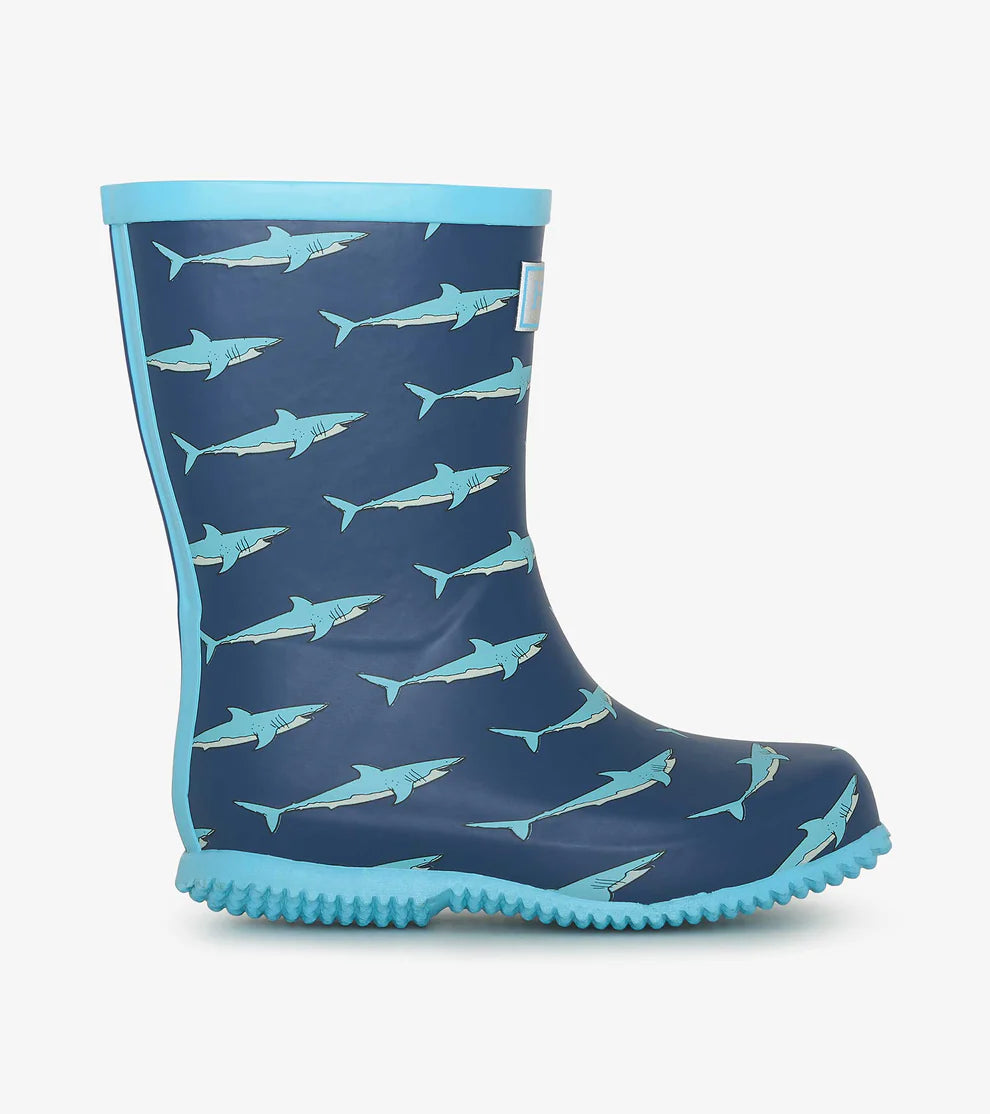 HATLEY- KIDS SHARK TANK PACKABLE RAIN BOOT