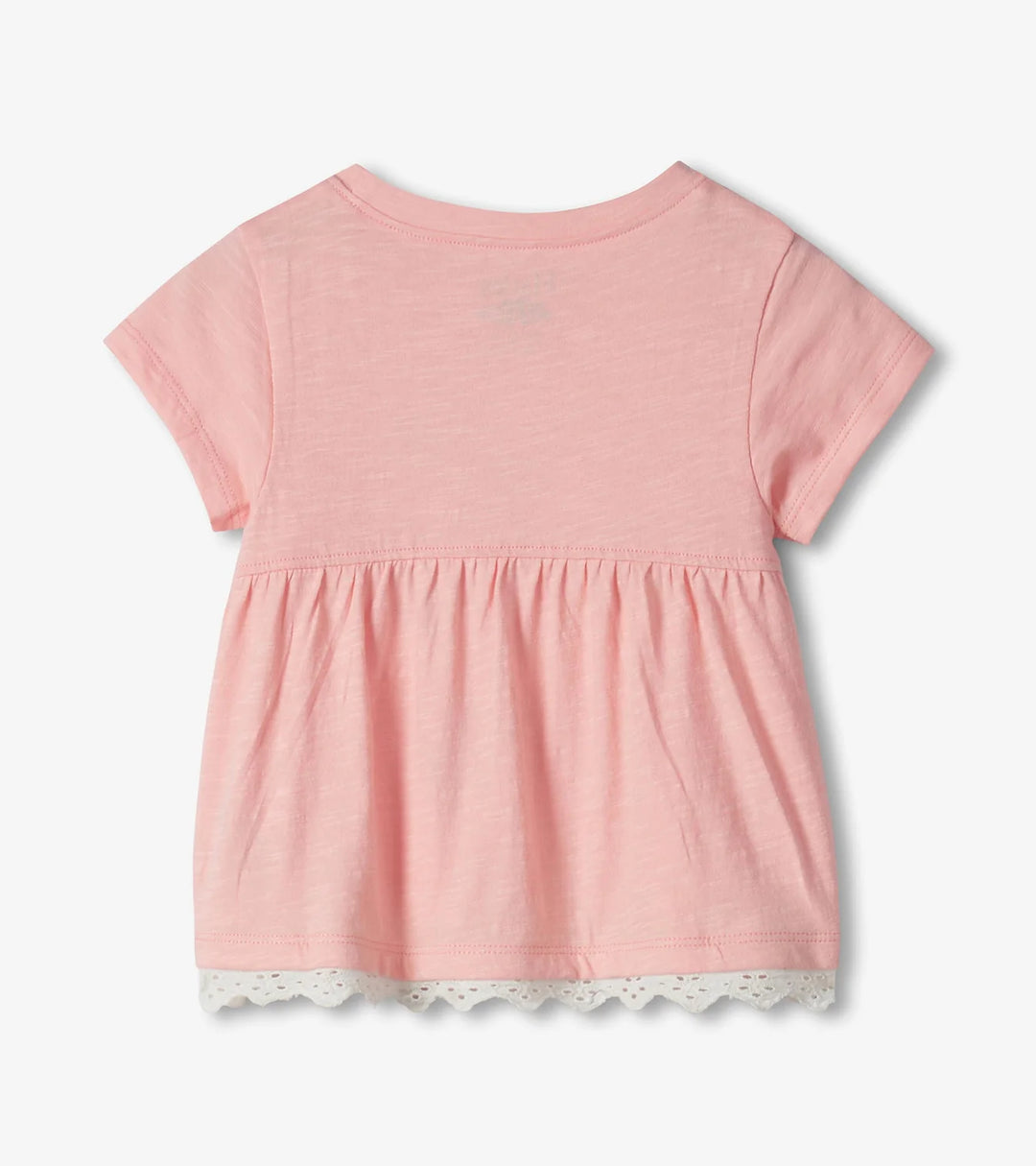 HATLEY -  KIDS BLOSSOM EYELET TRIM TEE AND SHORT SET