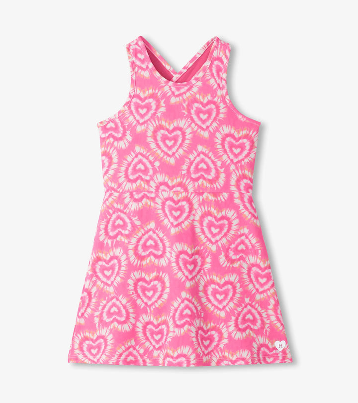 HATLEY -  KIDS CANDY HEARTS ACTIVE A-LINE DRESS