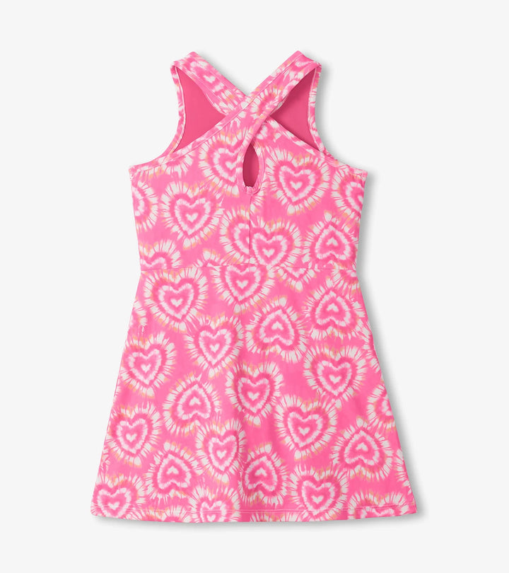 HATLEY -  KIDS CANDY HEARTS ACTIVE A-LINE DRESS