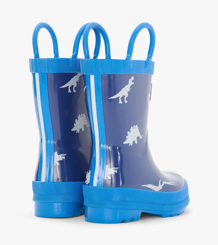 HATLEY -  KIDS LITTLE DINOS RAIN BOOTS WITH HANDLES