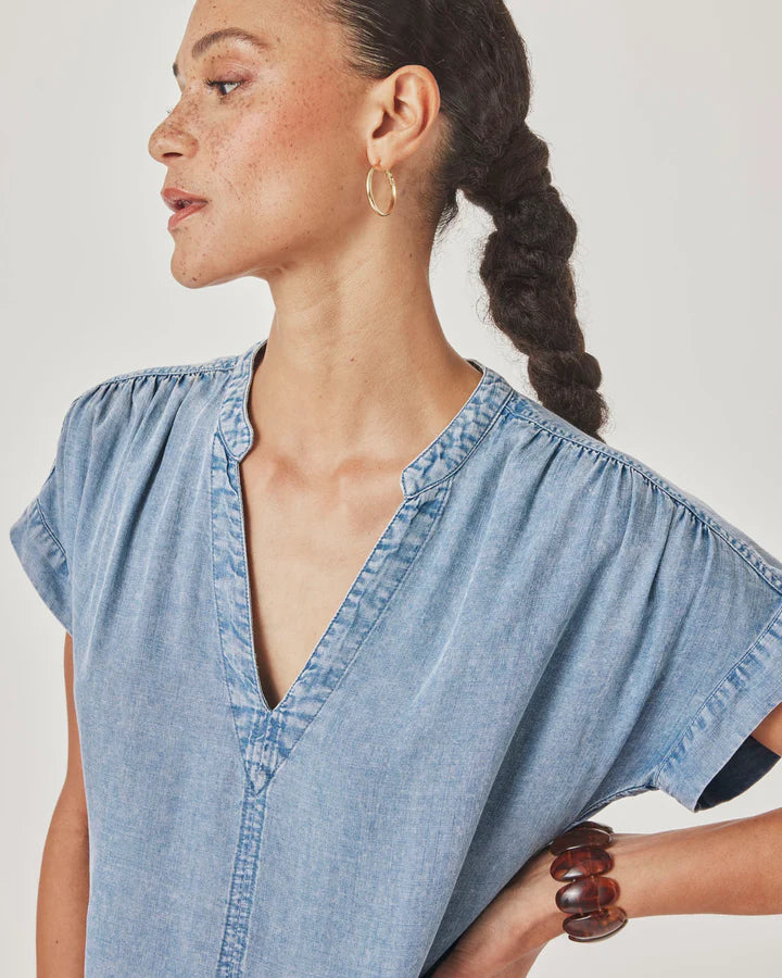 SPLENDID - WOMEN'S IVY INDIGO MINI DRESS