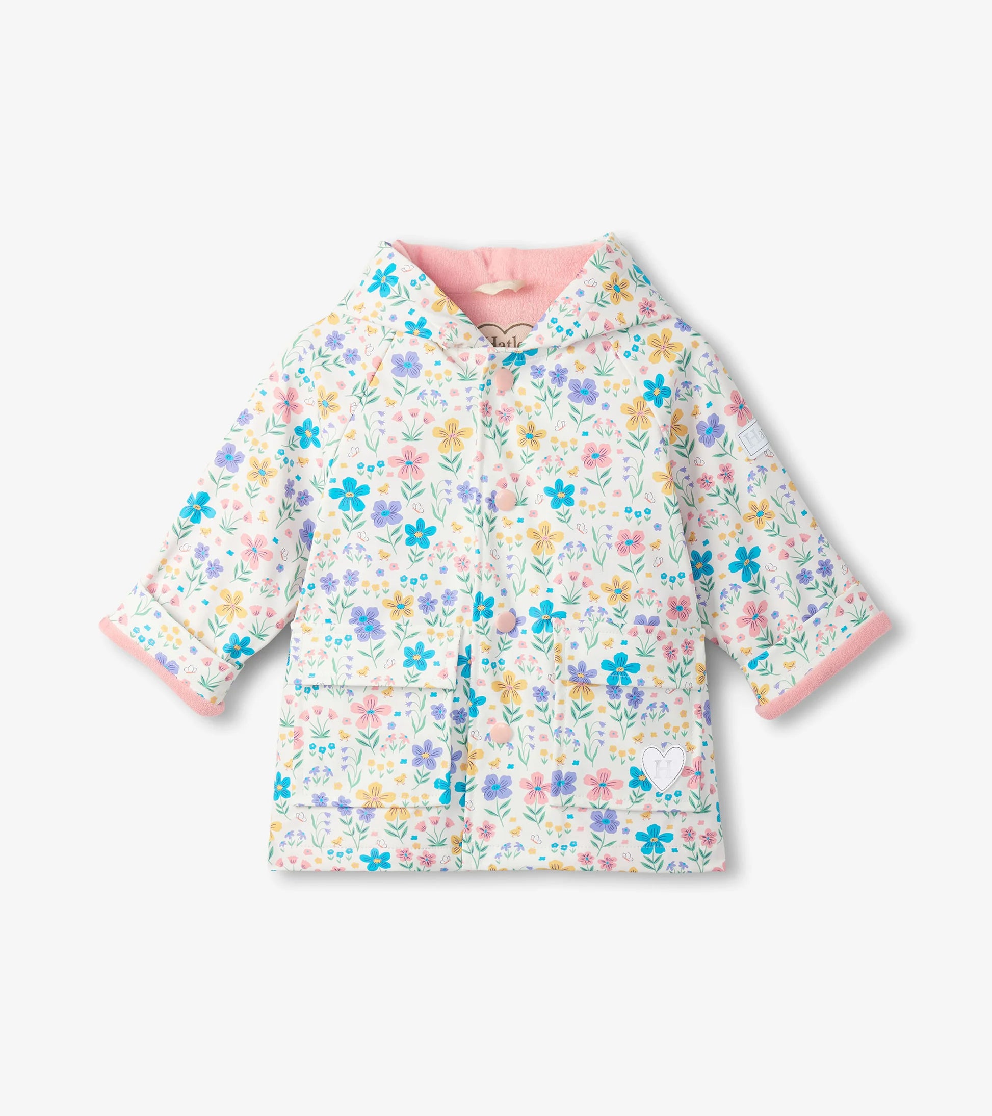 HATLEY -  KIDS LITTLE GARDEN CHICKS SNAP RAIN COAT
