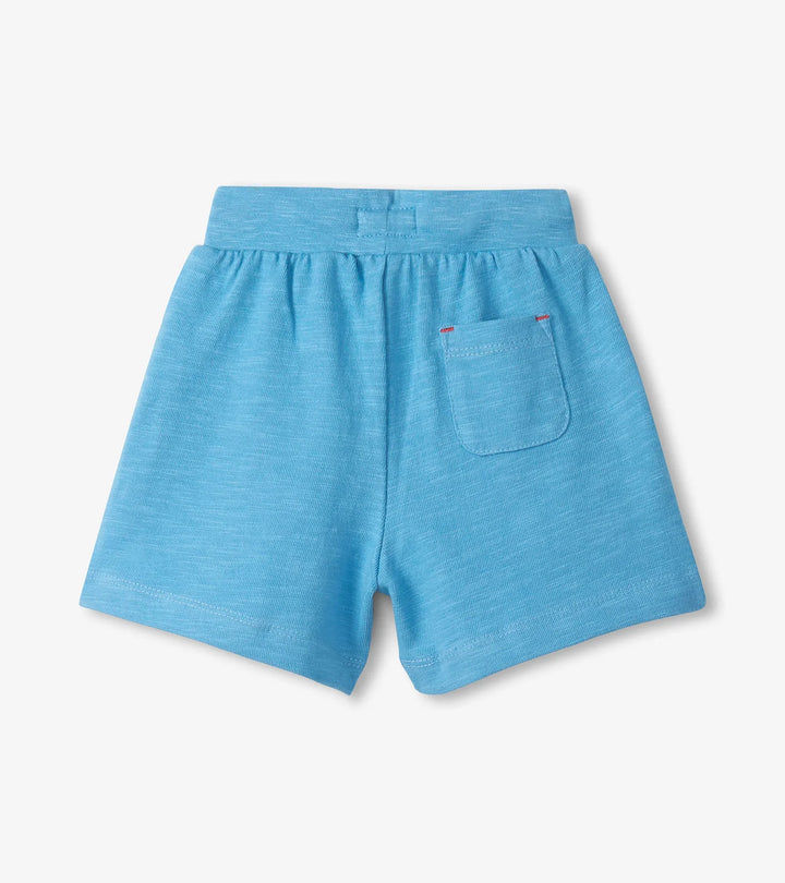 HATLEY -  KIDS NIAGARA BLUE PULL-ON SHORTS