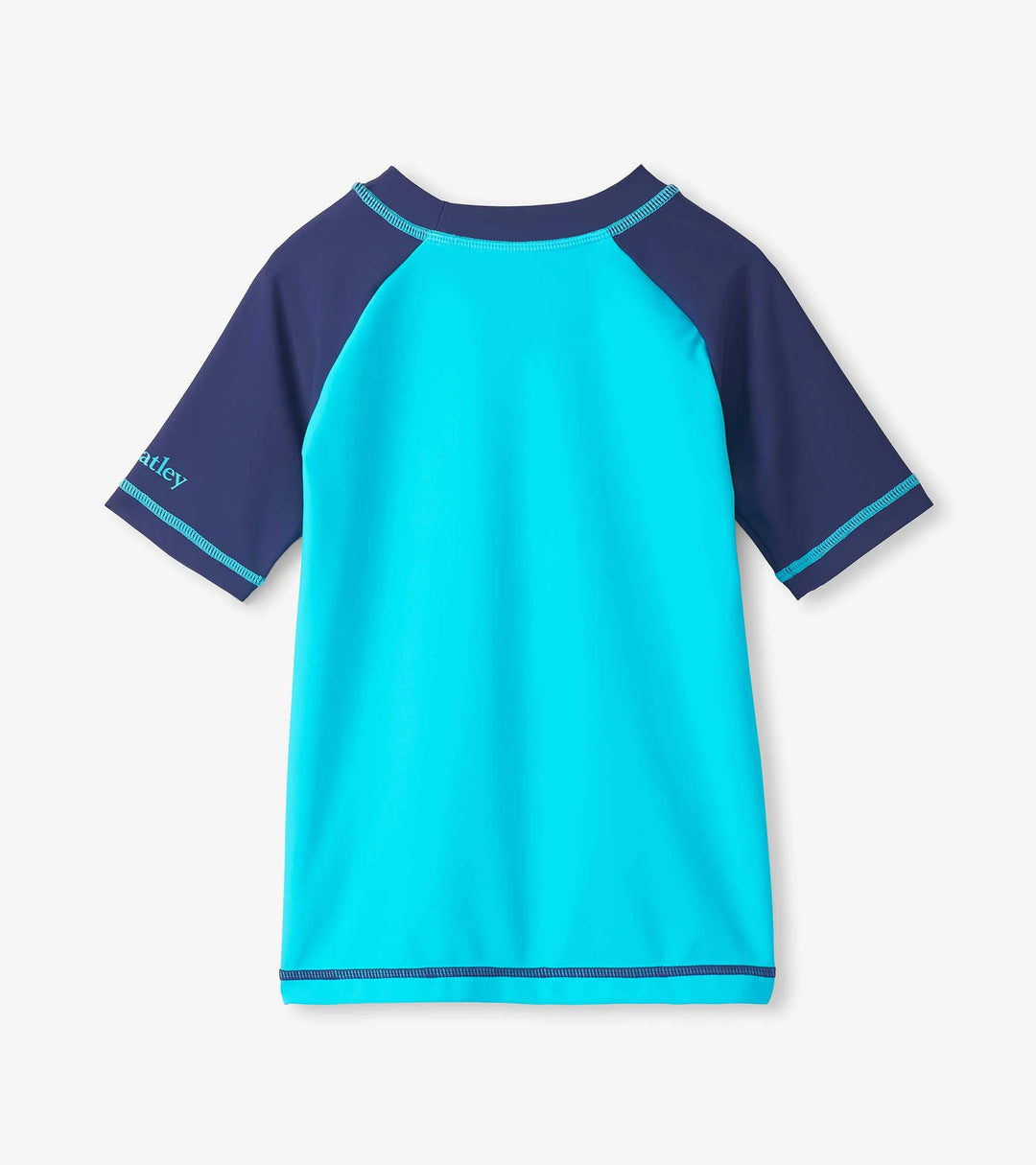 HATLEY -  KIDS BLUE SHARK SHORT SLEEVE RASHGUARD