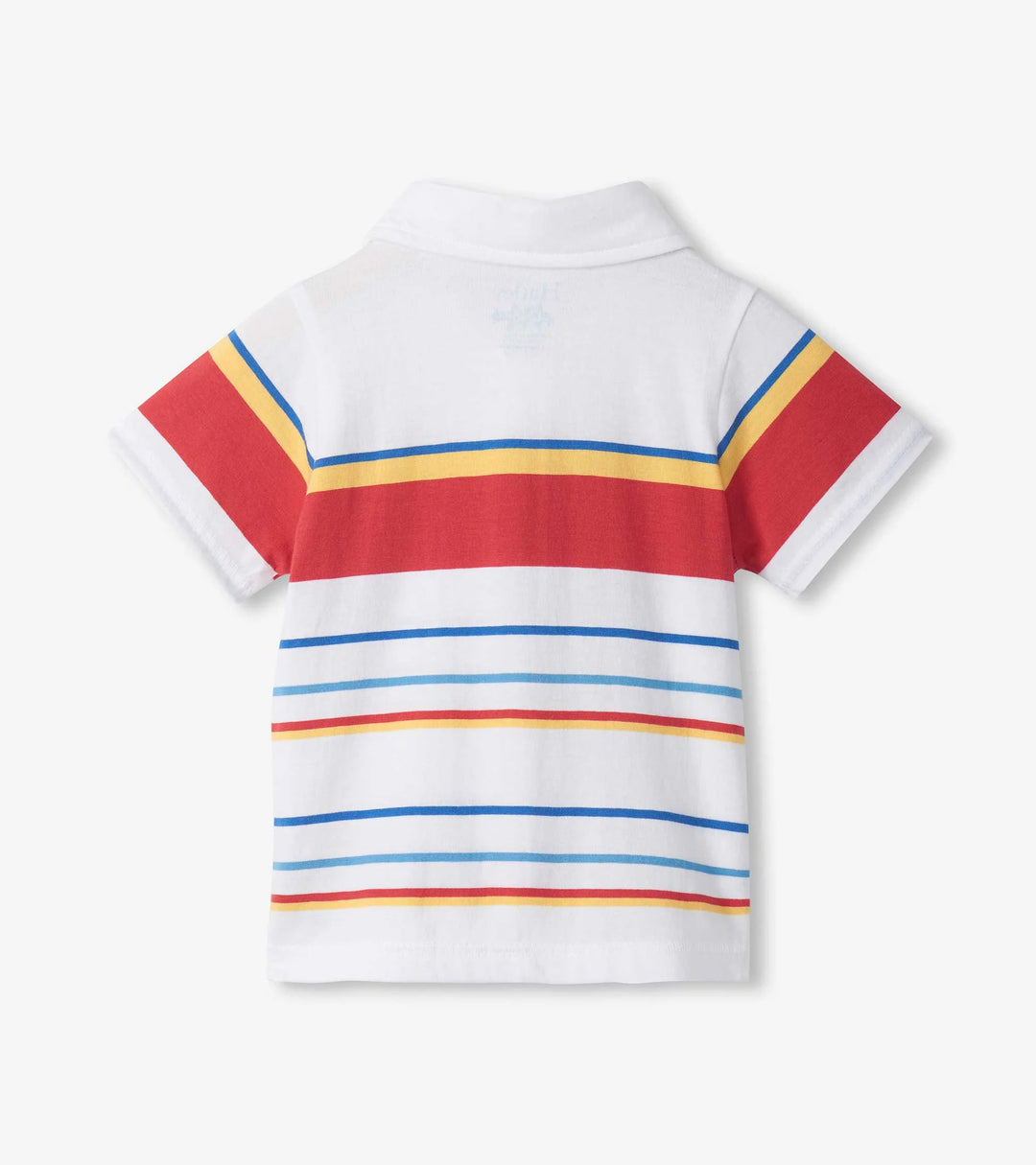 HATLEY -  KIDS SEASCAPE STRIPES PEACHED JERSEY POLO TEE