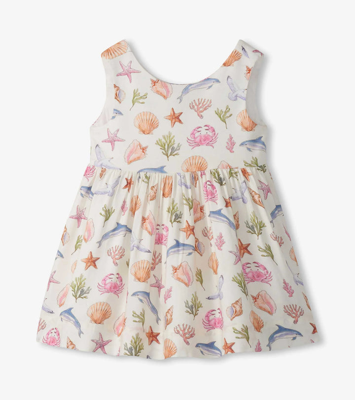 HATLEY -  KIDS VINTAGE SEA LIFE SLEEVELESS PARTY DRESS