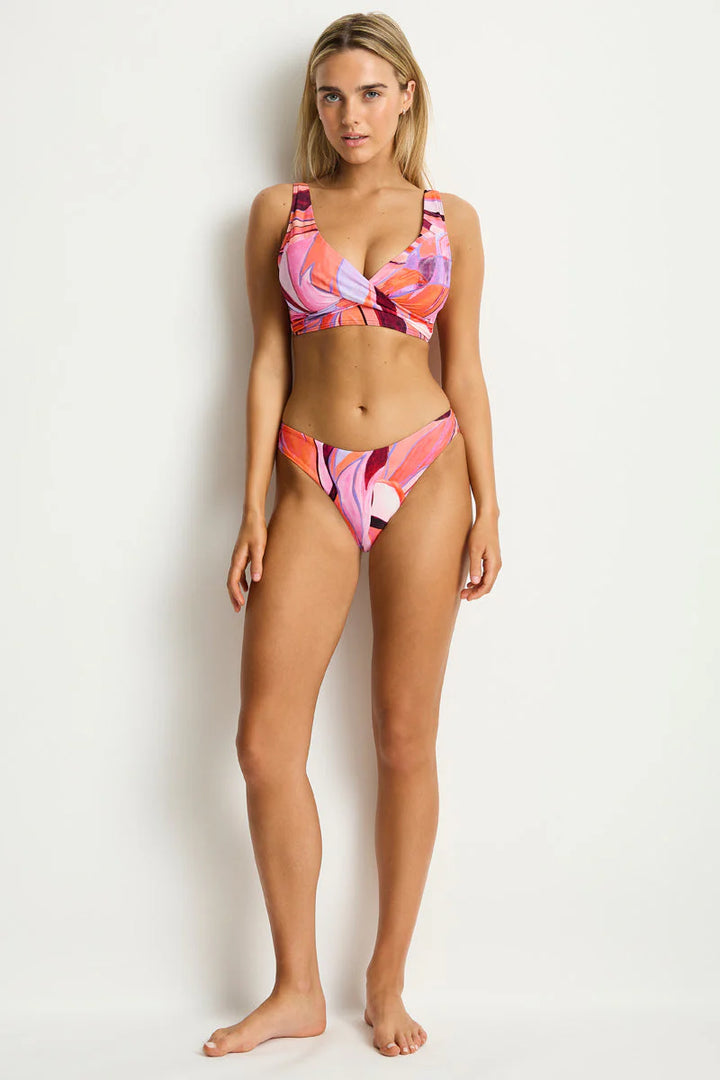 SEA LEVEL - NEON WAVE CROSS FRONT MULTIFIT TOP
