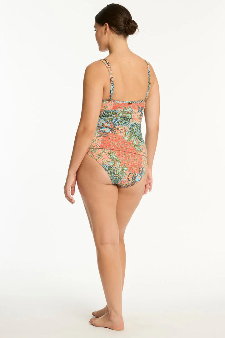 SEA LEVEL - Java Spliced Longline Tri Tankini