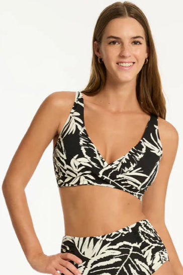 SEA LEVEL - WOMEN'S CROSS FRONT BRA TOP JUNGLE BOOK