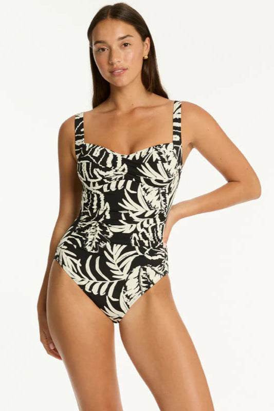 SEA LEVEL - WOMEN'S Jungle Book Twist Front One Piece
