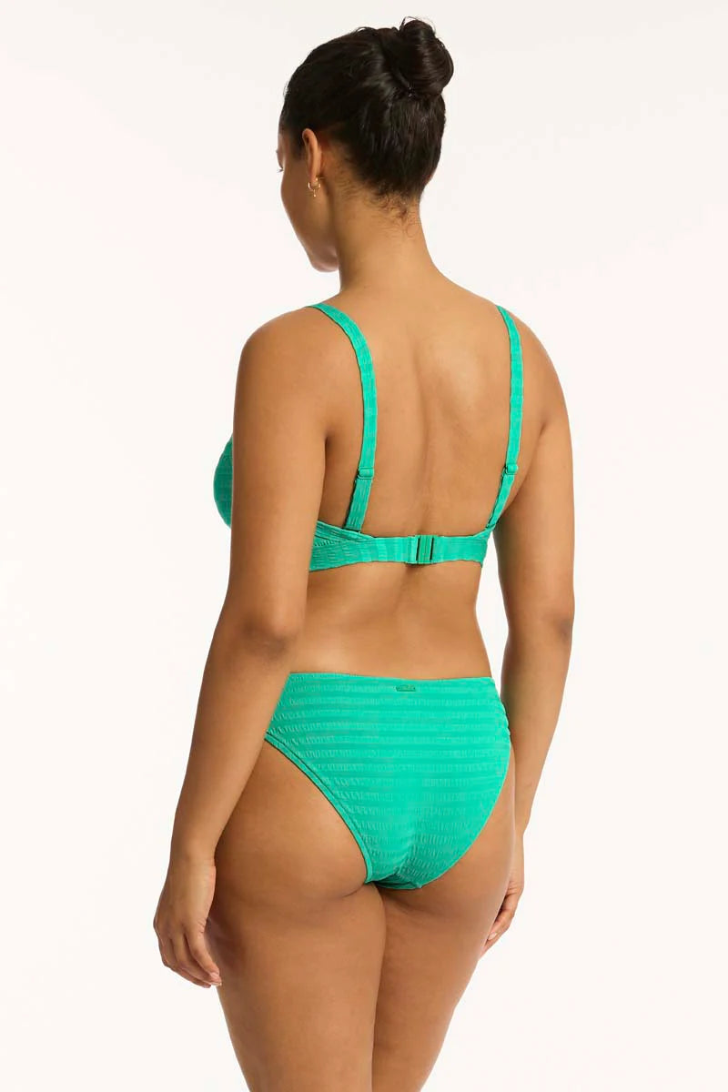 SEA LEVEL- WOMEN'S CAPRI CHEEKY BIKINI SWIM BOTTOM