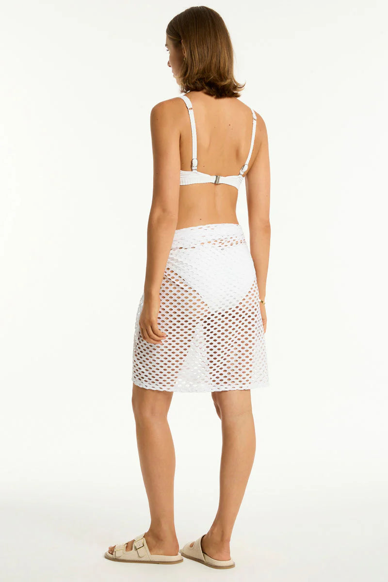 SEA LEVEL- WOMEN'S CASTAWAY MID LENGTH MESH WRAP