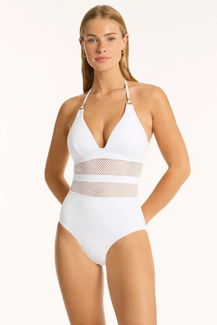 SEA LEVEL- WOMEN'S  1PC DRIFT LONGLINE SWIMSUIT