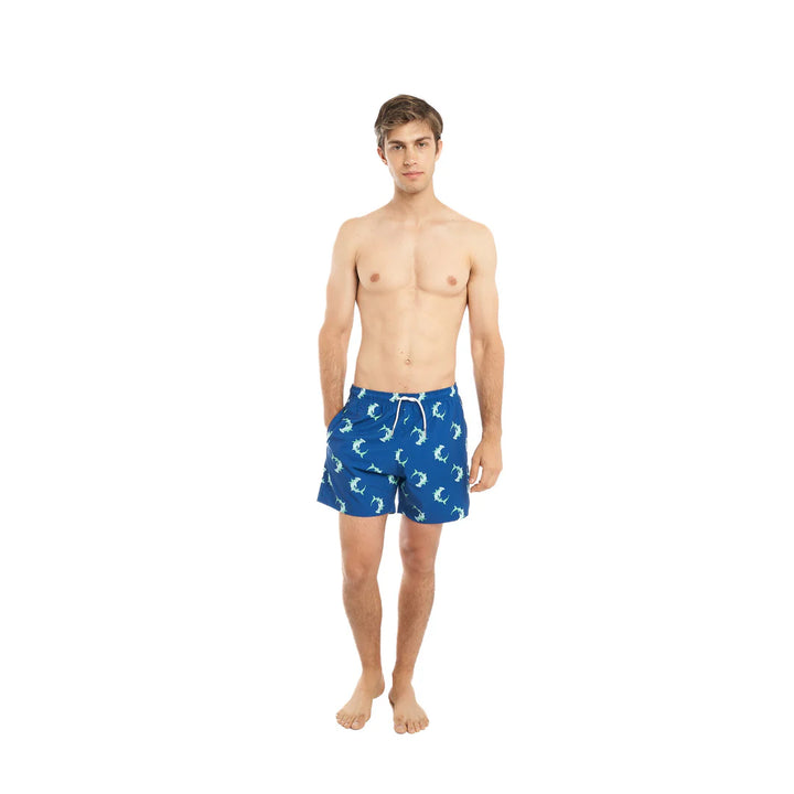 BERMIES- MEN'S SHARK WEEK SWIM TRUNKS