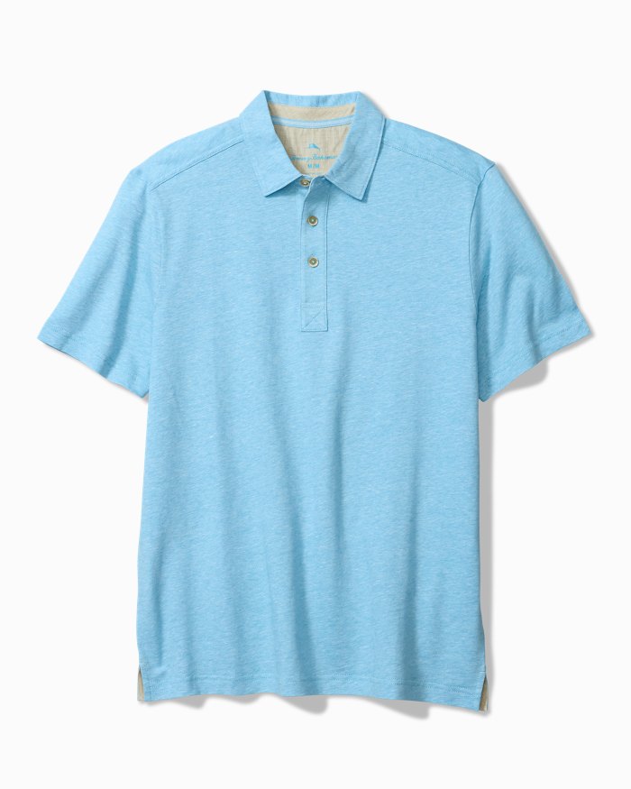 TOMMY BAHAMA- MEN'S LAURITO BEACH LINEN BLEND POLO