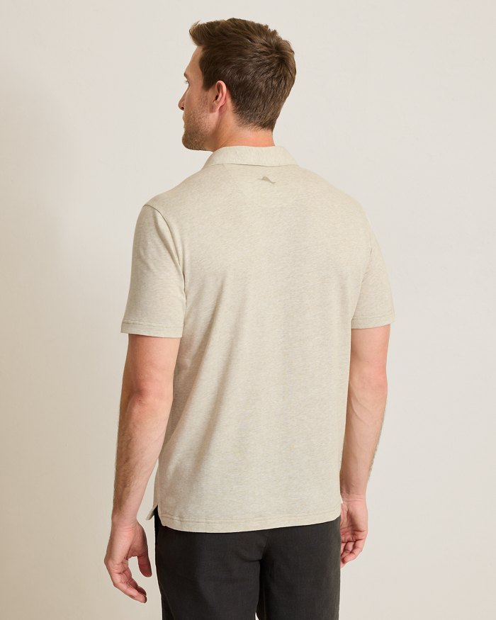 TOMMY BAHAMA- MEN'S LAURITO BEACH LINEN BLEND POLO