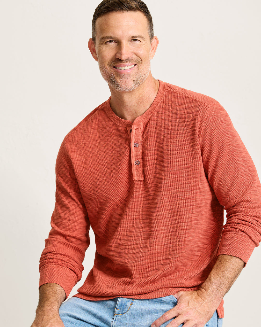 Tommy Bahama - MENS Port Oasis Long-Sleeve Henley