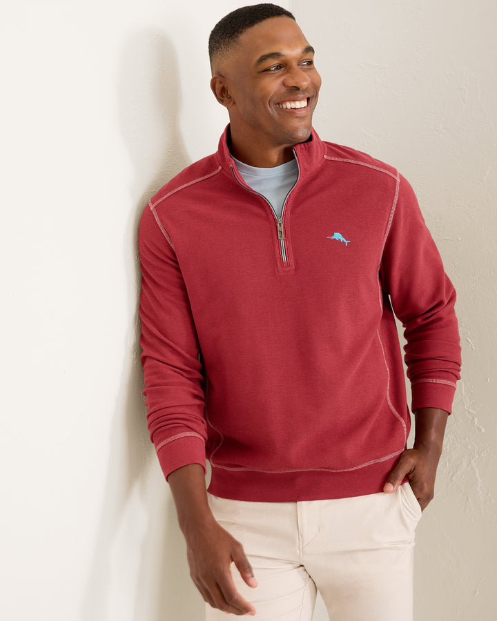 TOMMY BAHAMA - MEN'S MONTEGO BAY HALF ZIP PULLOVER