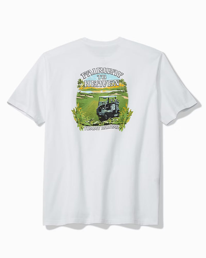 TOMMY BAHAMA  - FAIRWAY TO HEAVEN GRAPHIC TEE