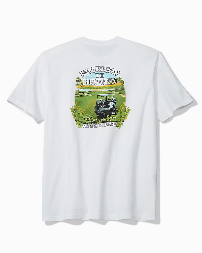 TOMMY BAHAMA  - FAIRWAY TO HEAVEN GRAPHIC TEE