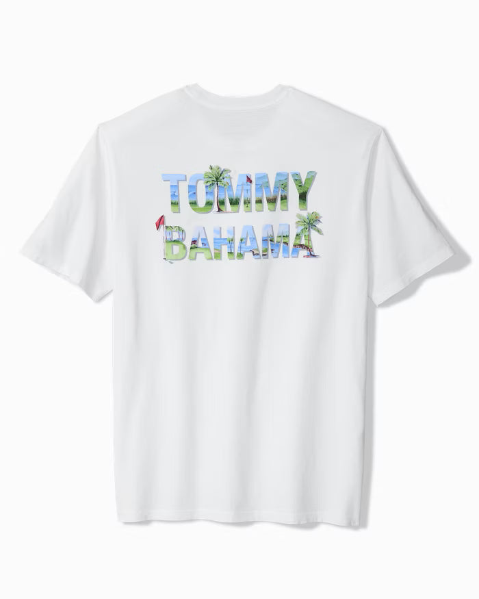 TOMMY BAHAMA - WEDGE AND WAVE TEE