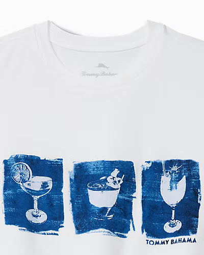 TOMMY BAHAMA  - THREES A PARTY GRAPHIC TEE