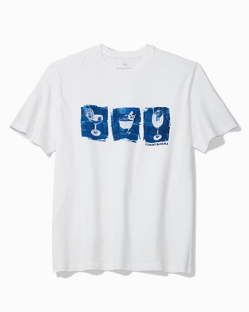 TOMMY BAHAMA  - THREES A PARTY GRAPHIC TEE