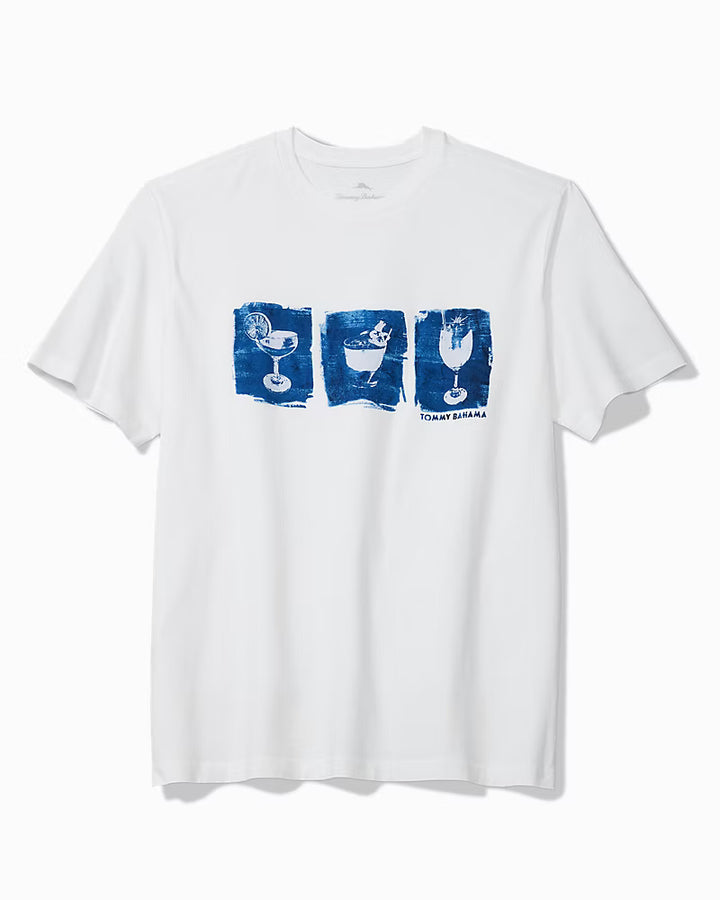 TOMMY BAHAMA  - THREES A PARTY GRAPHIC TEE