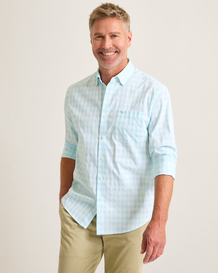 TOMMY BAHAMA- MEN'S  SARASOTA STRETCH SHIRT