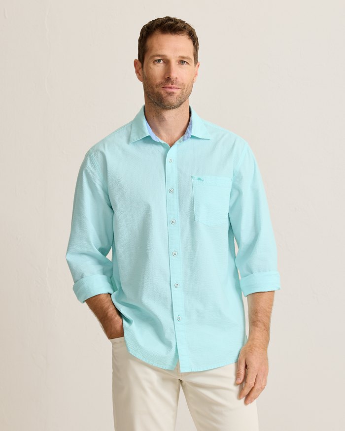 TOMMY BAHAMA- Men's Nova Wave Long-Sleeve Shirt