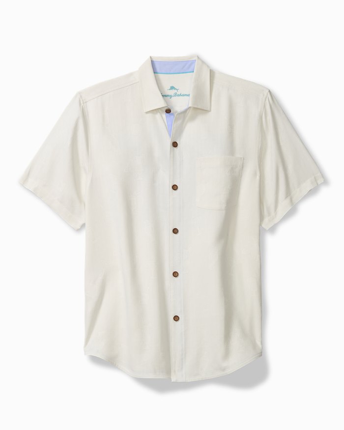 TOMMY BAHAMA- MEN'S PICKLEBALL HAPPY SILK CAMP SHIRT